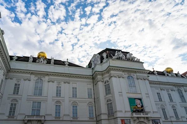 Avusturya Ulusal Kütüphanesi Viyana Wien Avusturya — Stok fotoğraf