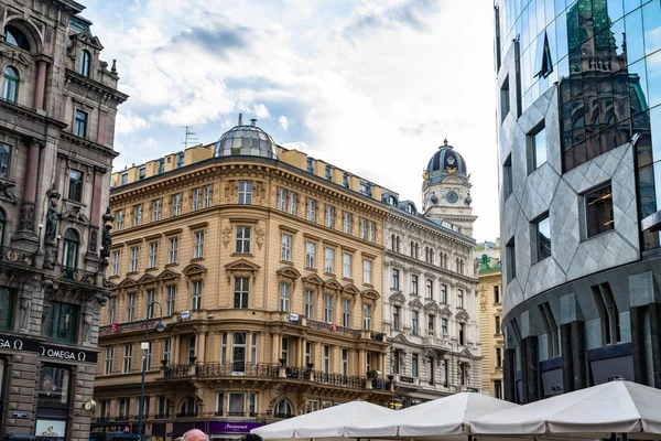 奥地利维也纳的著名街道 — 图库照片