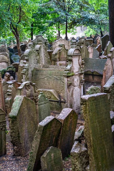 Antiguo Cementerio Judío Praga República Checa — Foto de Stock