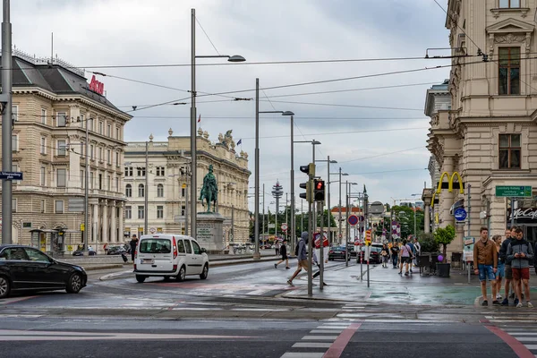Famosa Calle Viena Wien Austria — Foto de Stock