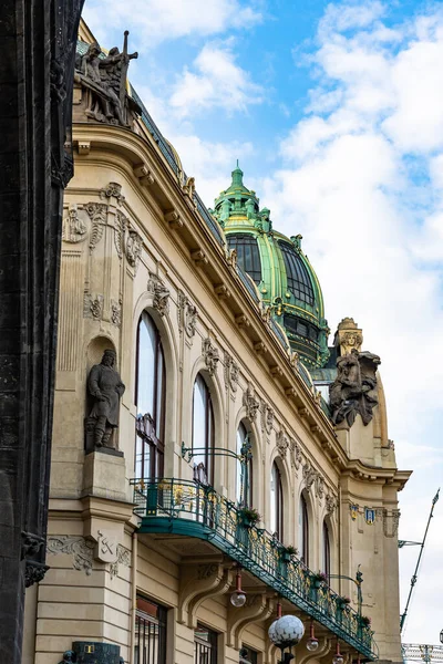 Муніципальний Будинок Прага Чехія — стокове фото