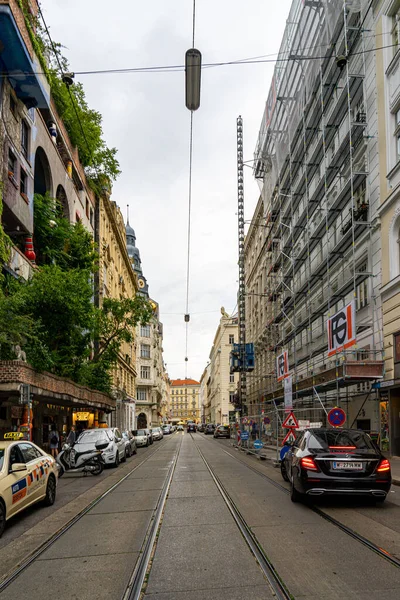 奥地利维也纳Hundertwasserhaus多彩的房子 — 图库照片