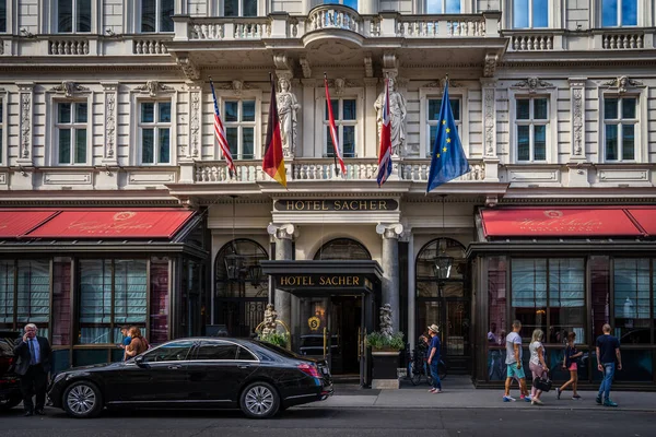 Hotel Cafe Sacher Vienna Wien Austria — Stock Photo, Image