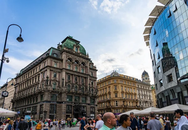 Berömd Gata Wien Österrike — Stockfoto