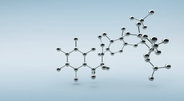 Festmolekül-Atom — Stockfoto