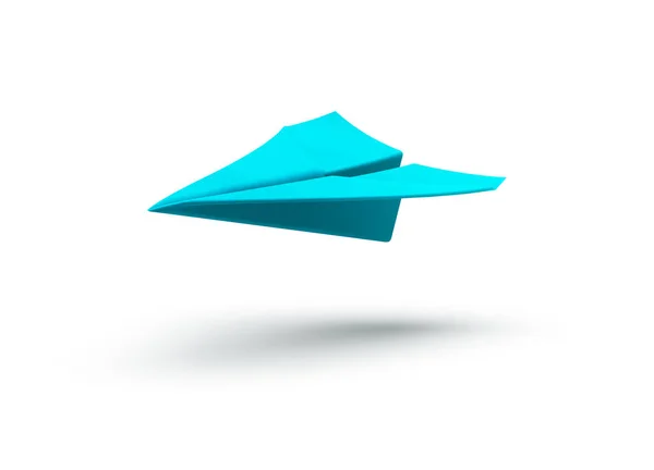 Paper Plane Isolated — Stock Photo, Image