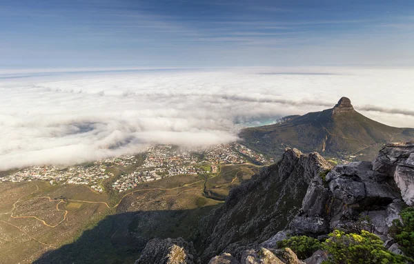 Vista desde Table Mountain, Ciudad del Cabo — Foto de Stock