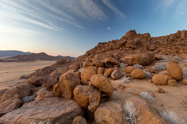 Kameny Namibské pouště, Namibie — Stock fotografie