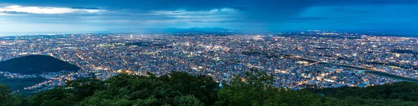 Cityscape of Sapporo Hokkaido, Japão — Fotografia de Stock