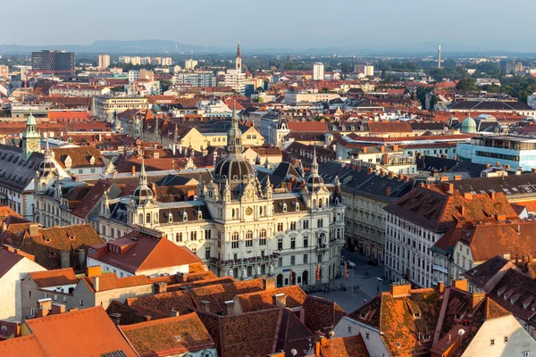 Graz cidade velha na Áustria — Fotografia de Stock