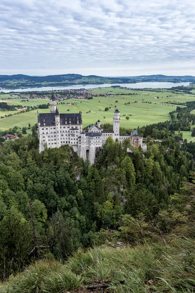 Zamek Neuschwanstein w Niemczech — Zdjęcie stockowe