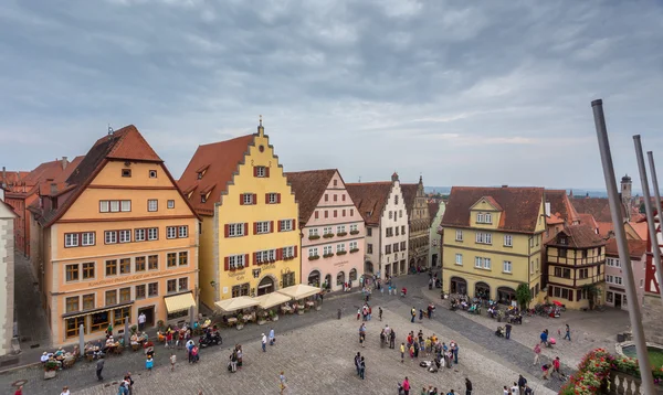 Rothenburg ob der Tauber centro storico in Germania — Foto Stock