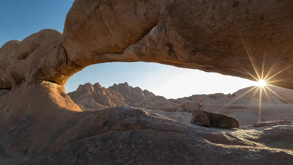 Nature reserve Spitzkoppe in Namibia. — Stock Photo, Image