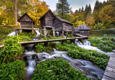Orta yaş yel değirmenleri Jajce, Bosna
