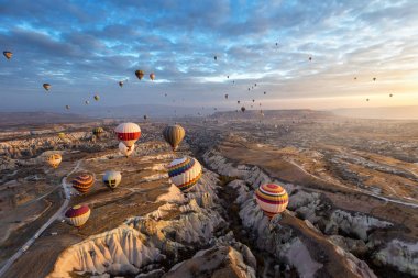 Hava balonları, Kapadokya, Türkiye