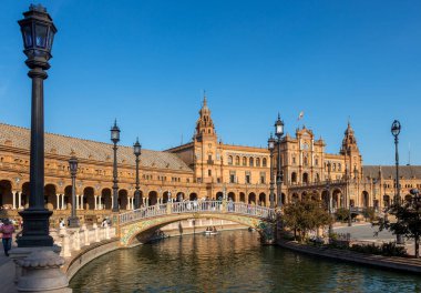 Büyük şehir scape Sevilla, İspanya