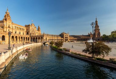 Büyük şehir scape Sevilla, İspanya