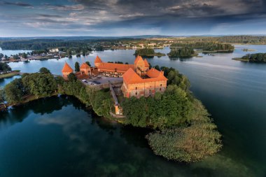 Trakai castle in Litaunia clipart