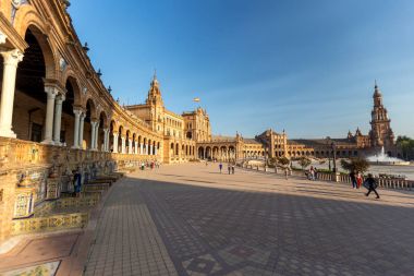 Büyük şehir scape Sevilla, İspanya