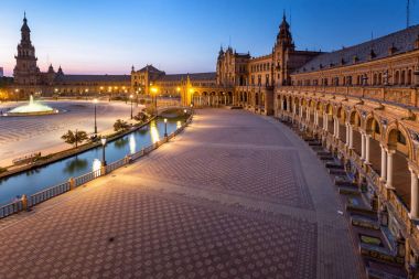 Büyük şehir scape Seville