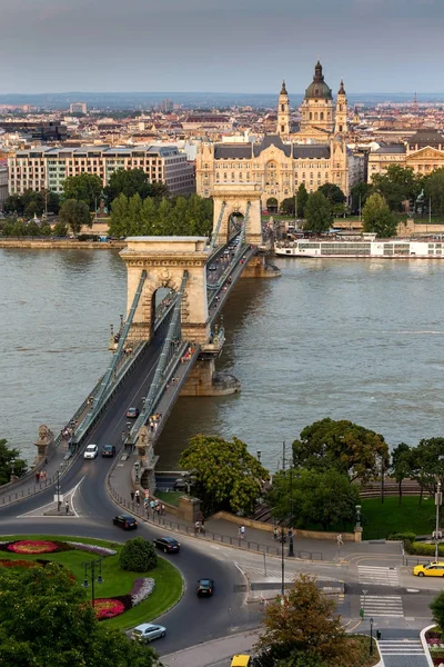 Budapest Est Capitale Ville Peuplée Hongrie — Photo