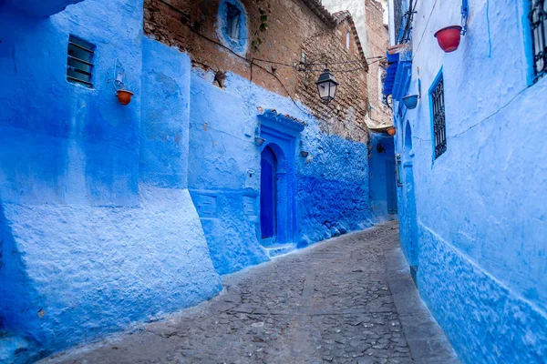 Chefchaouen Blue Πόλη Του Μαρόκου — Φωτογραφία Αρχείου