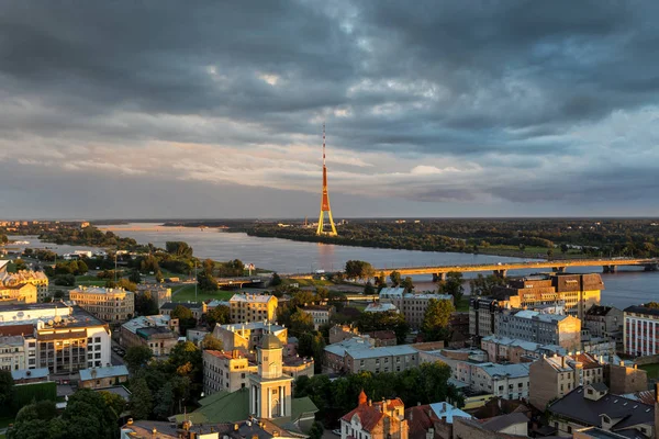 Panorama de Riga. Letonia — Foto de Stock