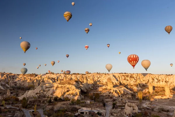 Hava Balonları Kapadokya Türkiye — Stok fotoğraf