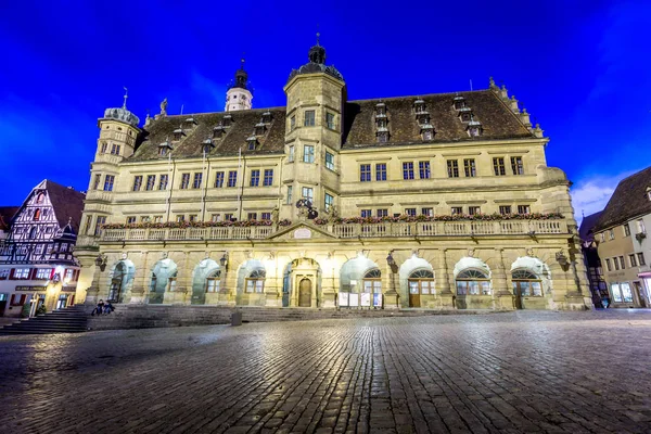 Rothenburg ob der Tauber, pittoresca città medievale — Foto Stock