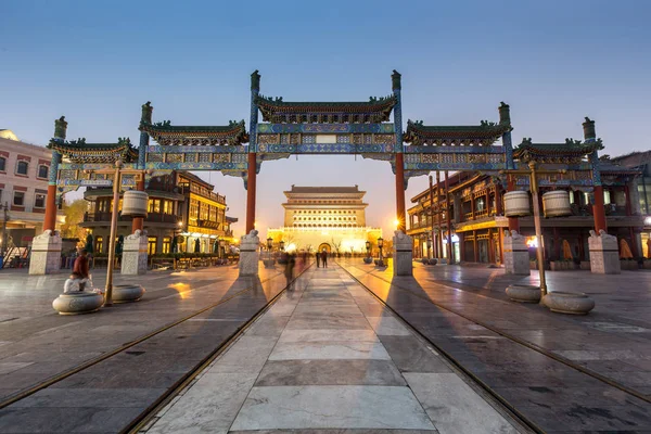 Qianmen gate in Beijing China — Stock Photo, Image