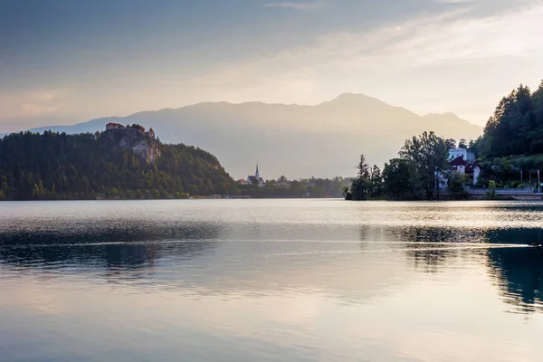 Ausgebluteter See, Slowenien, Europa — Stockfoto