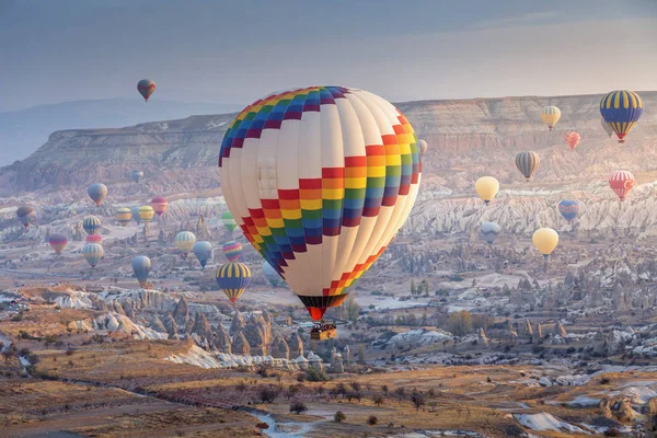 Hava Balonları Kapadokya Türkiye — Stok fotoğraf