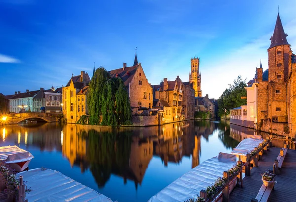 Brugge Hoofdstad Grootste Stad Van Provincie West Vlaanderen Het Vlaamse — Stockfoto