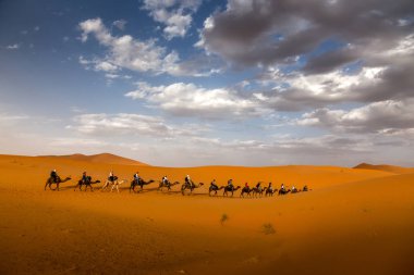 Sahara çöl manzara Fas