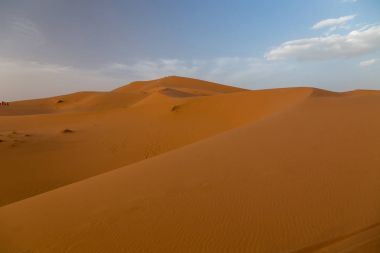Sahara desert landscape in Morocco clipart