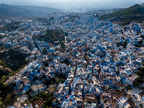 チェフチャーン ブルーシティ モロッコ — ストック写真