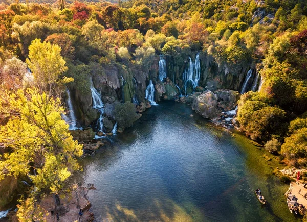 Kravice Vattenfall Bosnien — Stockfoto