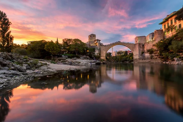 View Mostar Old City Bosnia — Stock Photo, Image