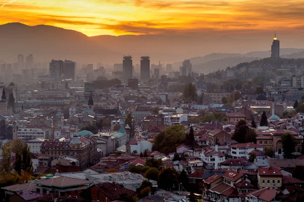 ボスニア ヘルツェゴビナのサラエボ首都 — ストック写真
