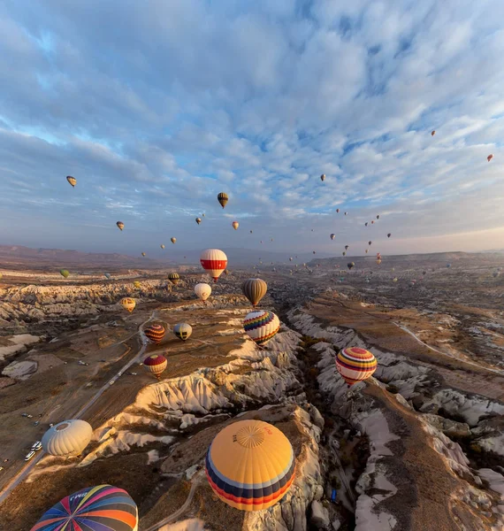 Hava Balonları Kapadokya Türkiye — Stok fotoğraf