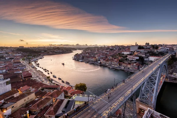 Пейзаж Порту Португалия — стоковое фото