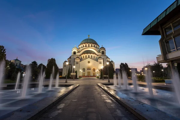 Başkenti Büyük Şehri Sırbistan Belgrad Şehridir — Stok fotoğraf