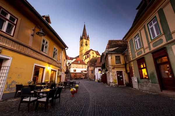 Sibiu Cidade Maravilhosa Transilvânia Roménia — Fotografia de Stock