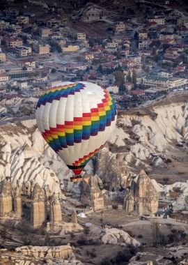 Muhteşem manzara, Kapadokya, Türkiye