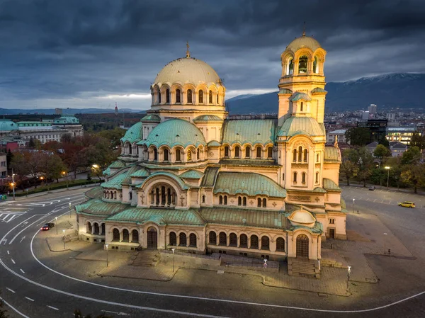 Bolgár Ortodox Katedrális Szentelt Szent Alexander Nevsky Szófia — Stock Fotó