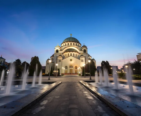 Başkenti Büyük Şehri Sırbistan Belgrad Şehridir — Stok fotoğraf