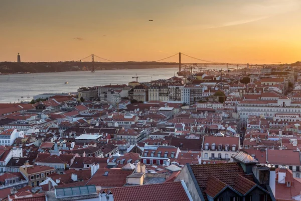 Başkenti Büyük Şehri Portekiz Lizbon Olduğunu — Stok fotoğraf