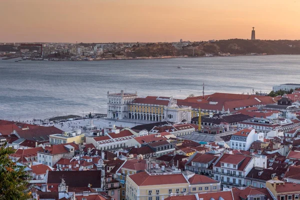 Başkenti Büyük Şehri Portekiz Lizbon Olduğunu — Stok fotoğraf