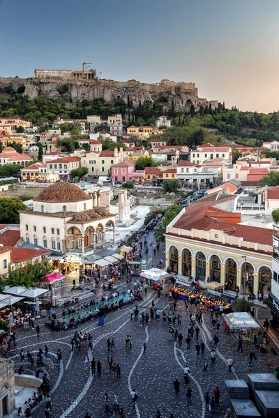Άποψη Της Πόλης Αθήνα Πρωτεύουσα Της Ελλάδας — Φωτογραφία Αρχείου