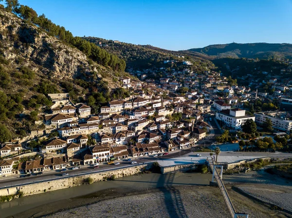 Arnavutluk Berat Eski Küçük Şehirde — Stok fotoğraf